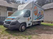Fiat Ducato Maxi 2.3 JTD 2015 - kontener z windą - silnik uszkodzony