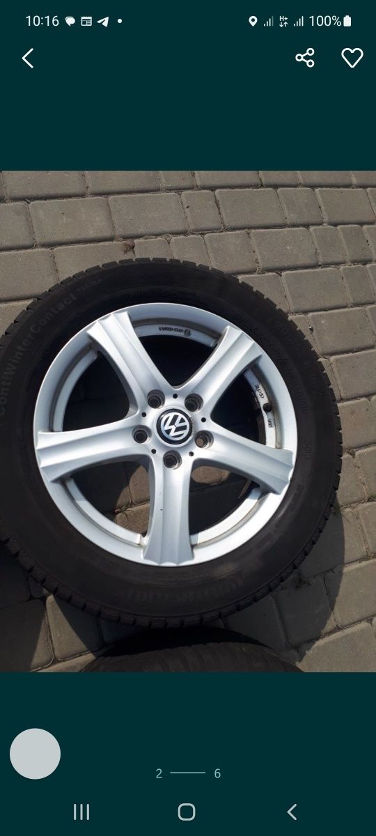 диски wolkswagen getta touran golf 5 golf 6 skoda A5 passat 5×112 R16