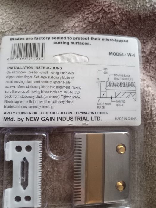 Набір змінних лез для професійних машинок для стрижки волосся Wahl.