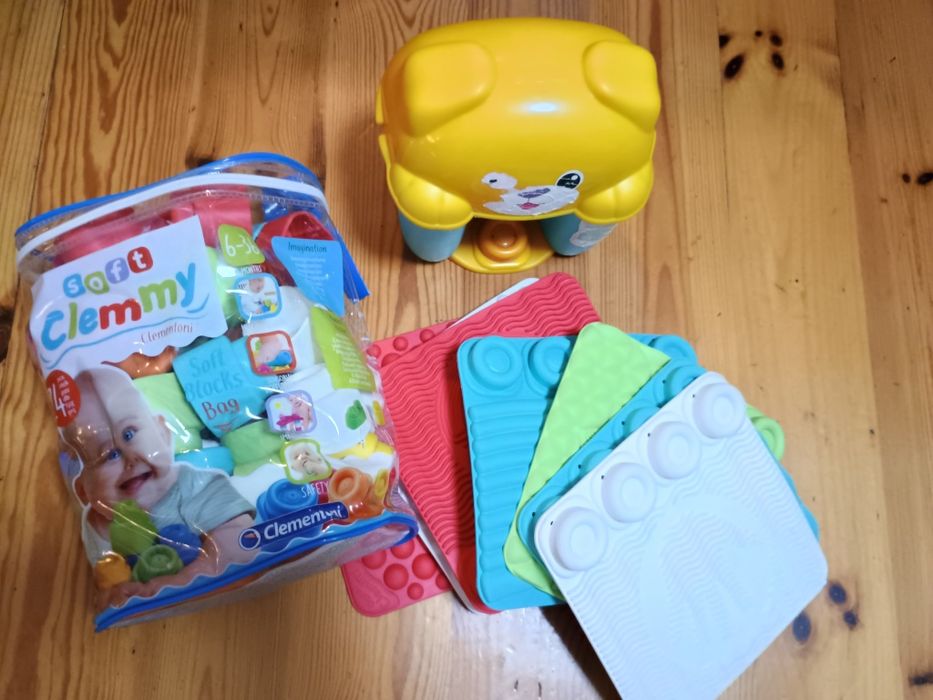 Klocki miękkie. Pierwsze klocki Clementoni