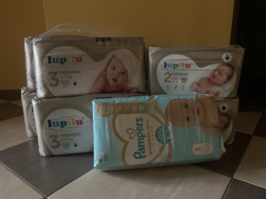Zamienie pampersy Lupilu/ Pampers