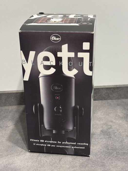 Mikrofon Blue Yeti + uchwyt biurkowy