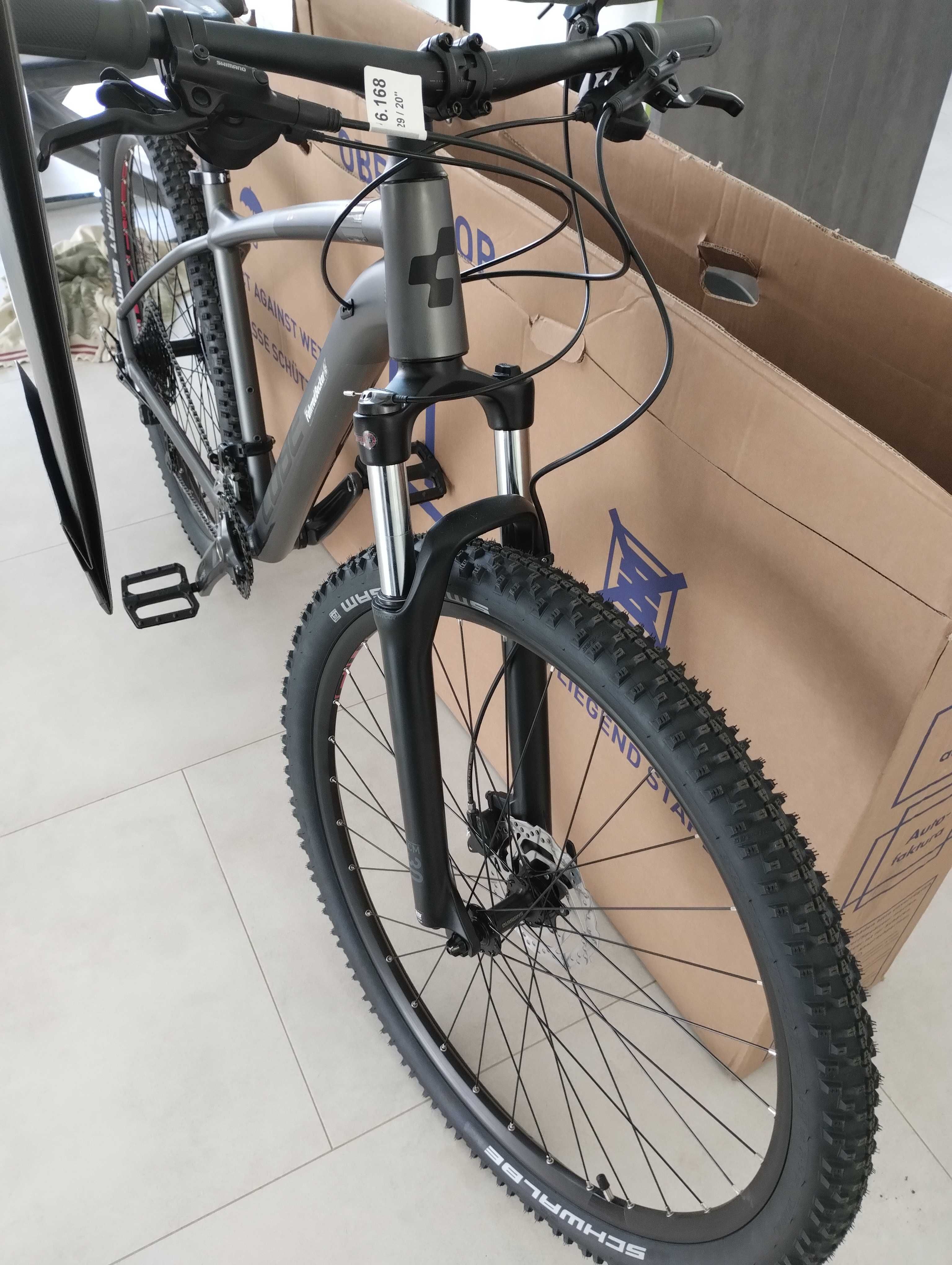 Nowy Cube Aim EX Deore 2×10 grey'n'red  M 18"/29"
