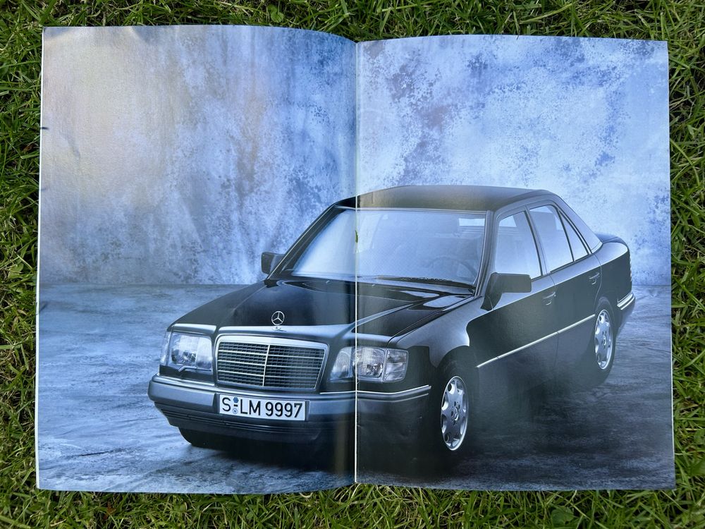 Katalog prospekt Mercedes Benz E klasa W124 folder reklamowy 1993