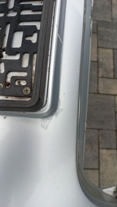 Vw passat b5 lift fl zderzak przód przedni srebrny la7w