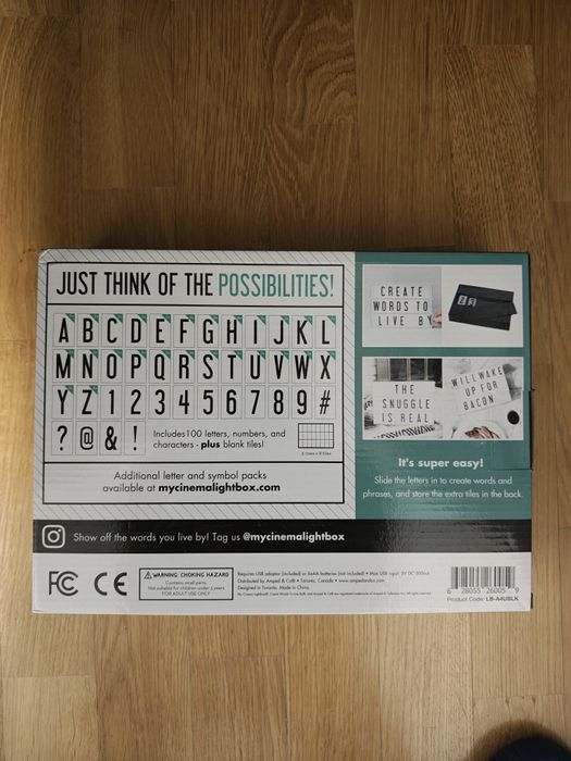 Tablica Kino RETRO Podświetlana