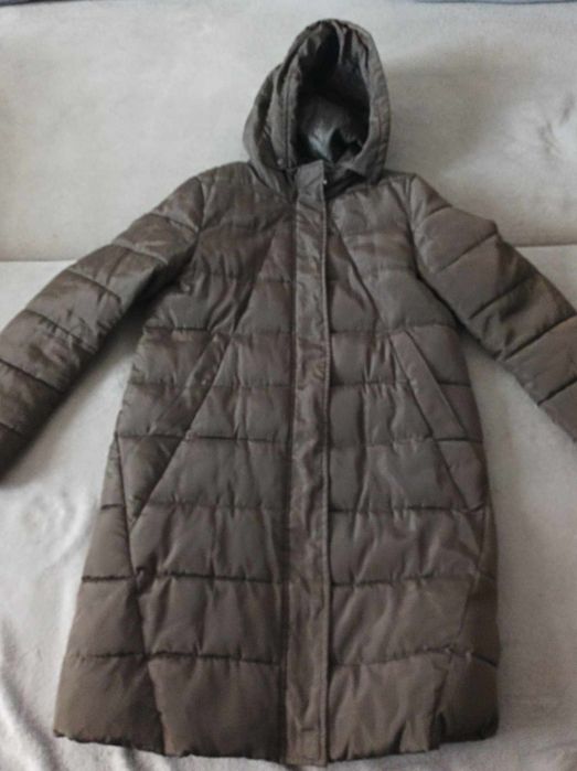 Nowa, długa kurtka zimowa