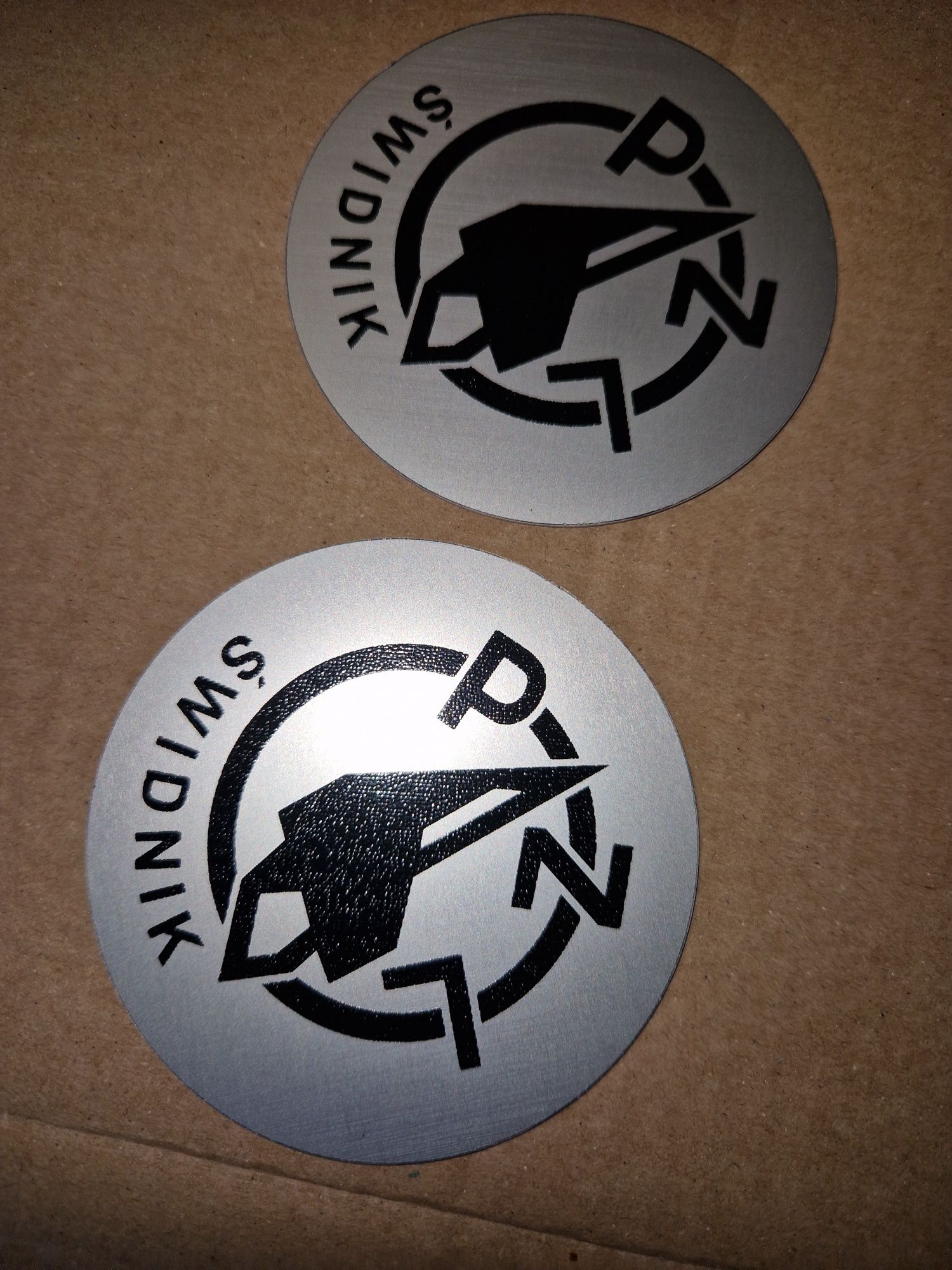 Nowe emblematy na zbiornik paliwa bak wsk 125 175 aluminiowe pl kpl