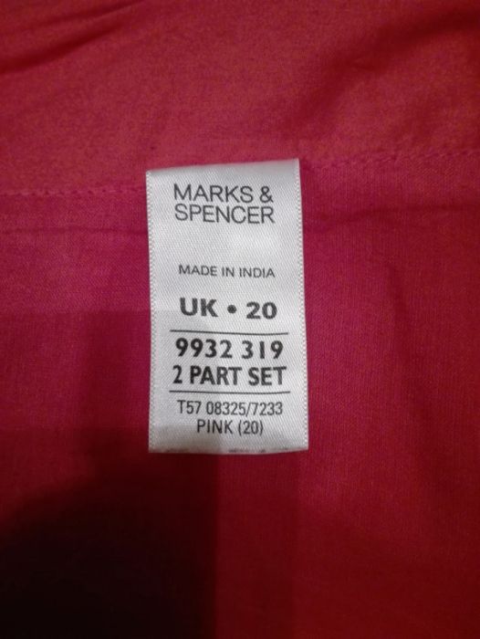 Spódniczka malinowa Marks&Spencer rozmiar 20 (48)