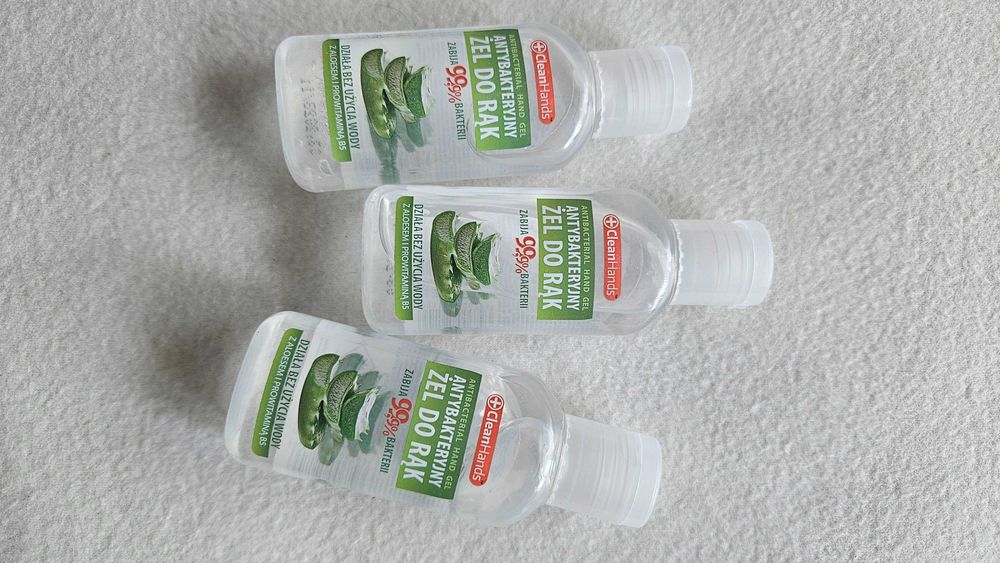 Zel do dezynfekcji rąk balsam ochraniacz płyn odżywka