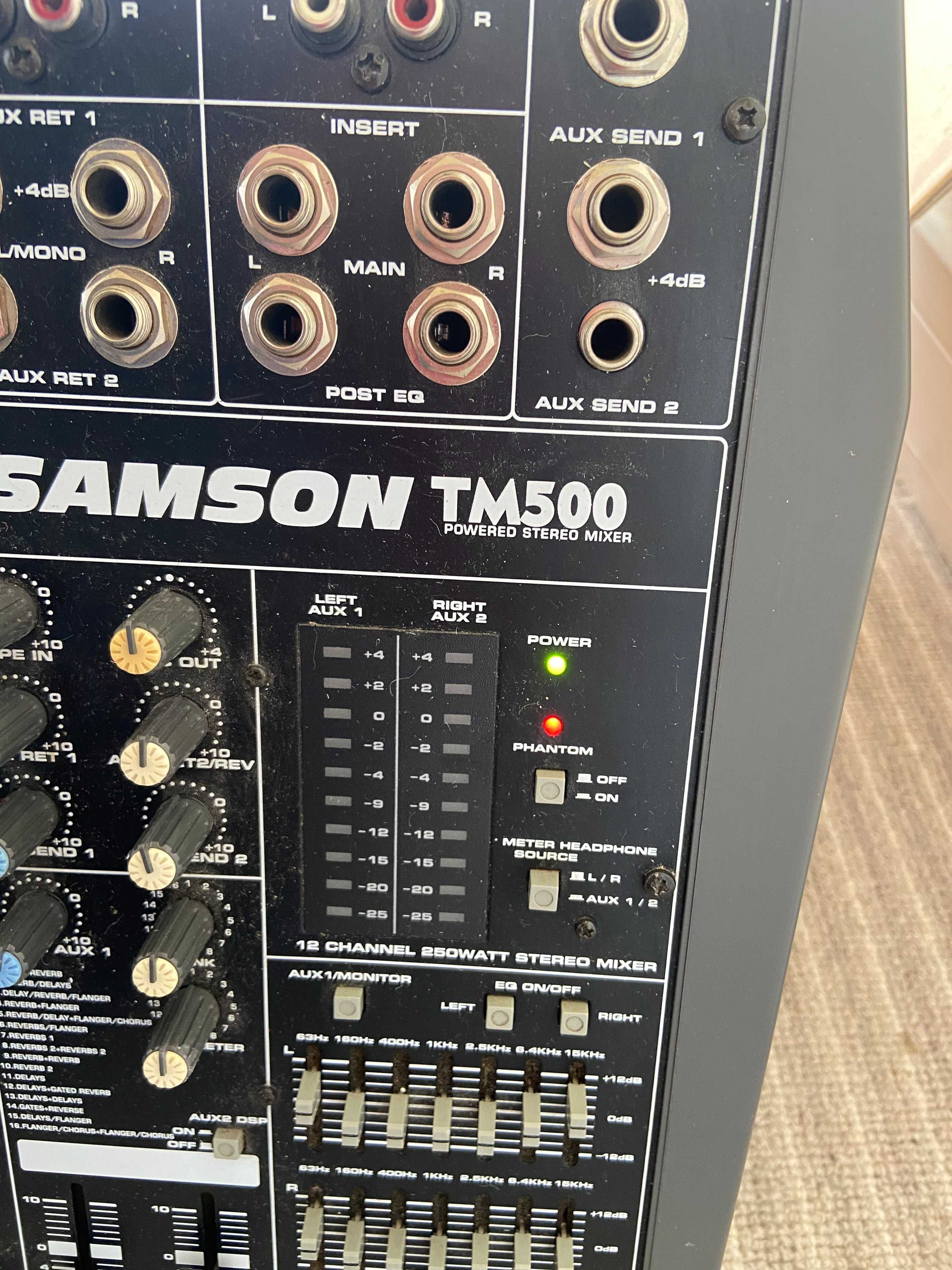 Samson TM500 mixer ze wzmacniaczem