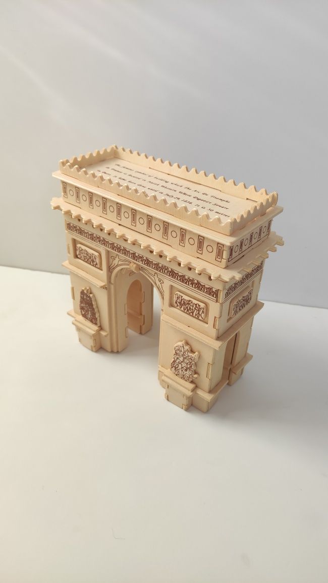 Drewniane puzzle 3D drewniana zabawka edukacyjna