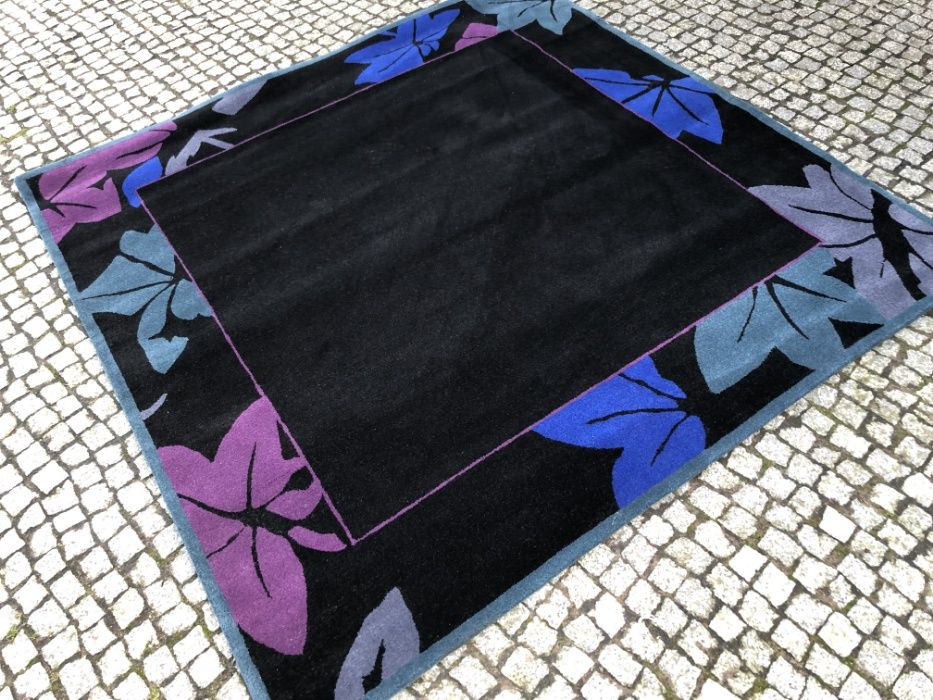 Nowy kaszmir dywan Art Deco Nepal 200x200cm