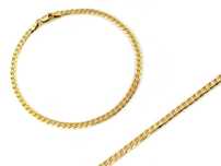 Bransoletka złota pancerka 2.3mm