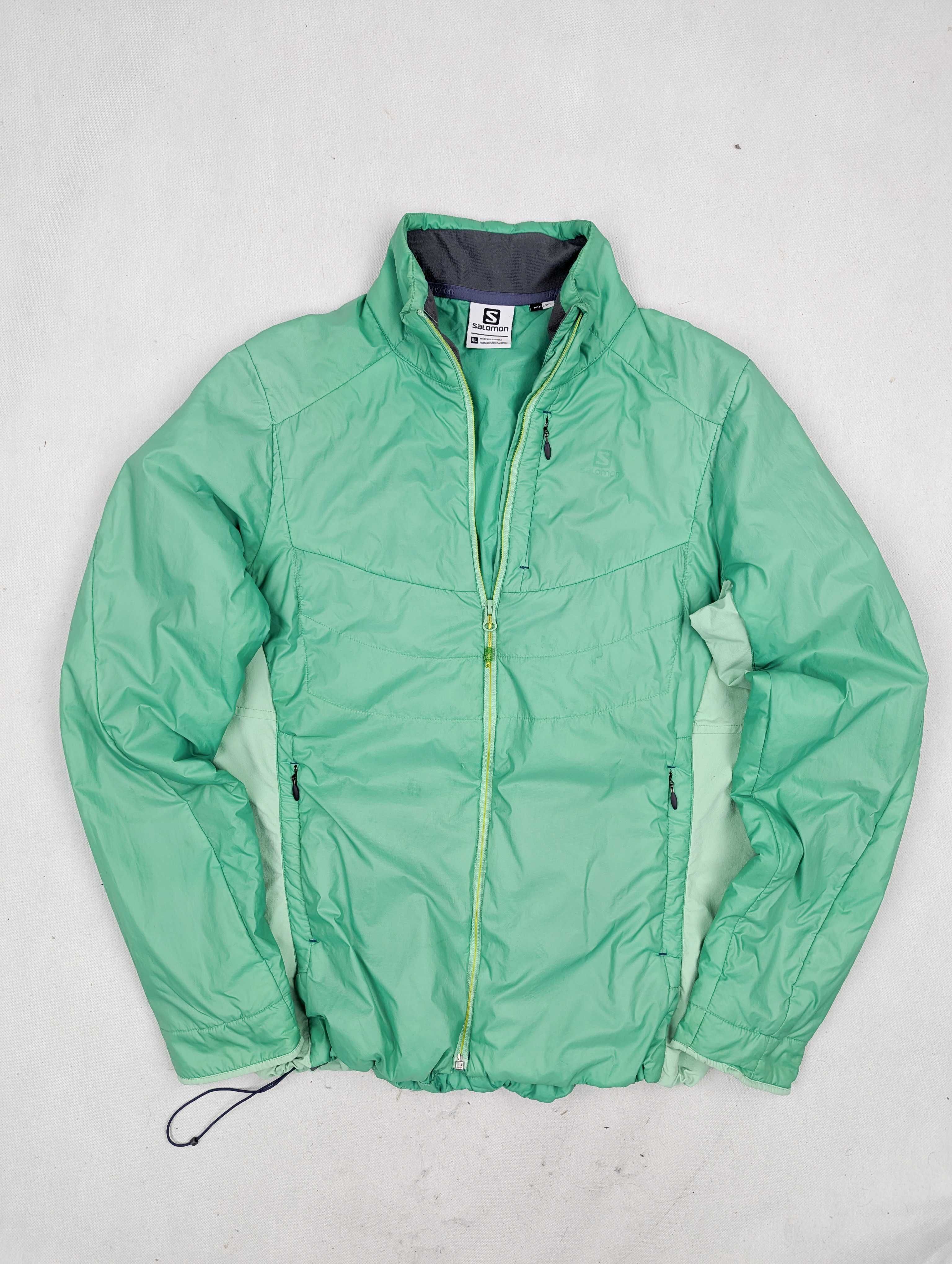 Salomon zielona kurtka softshell XL logo