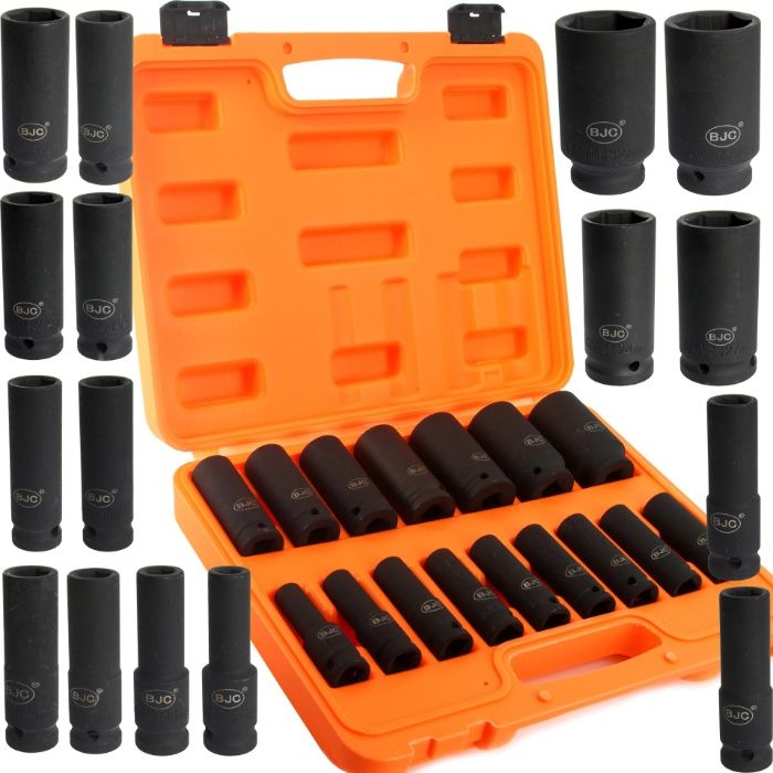 Kompresor 100L M-P 230V + Klucz BJC + Nasadki Udar BJC + Wąż