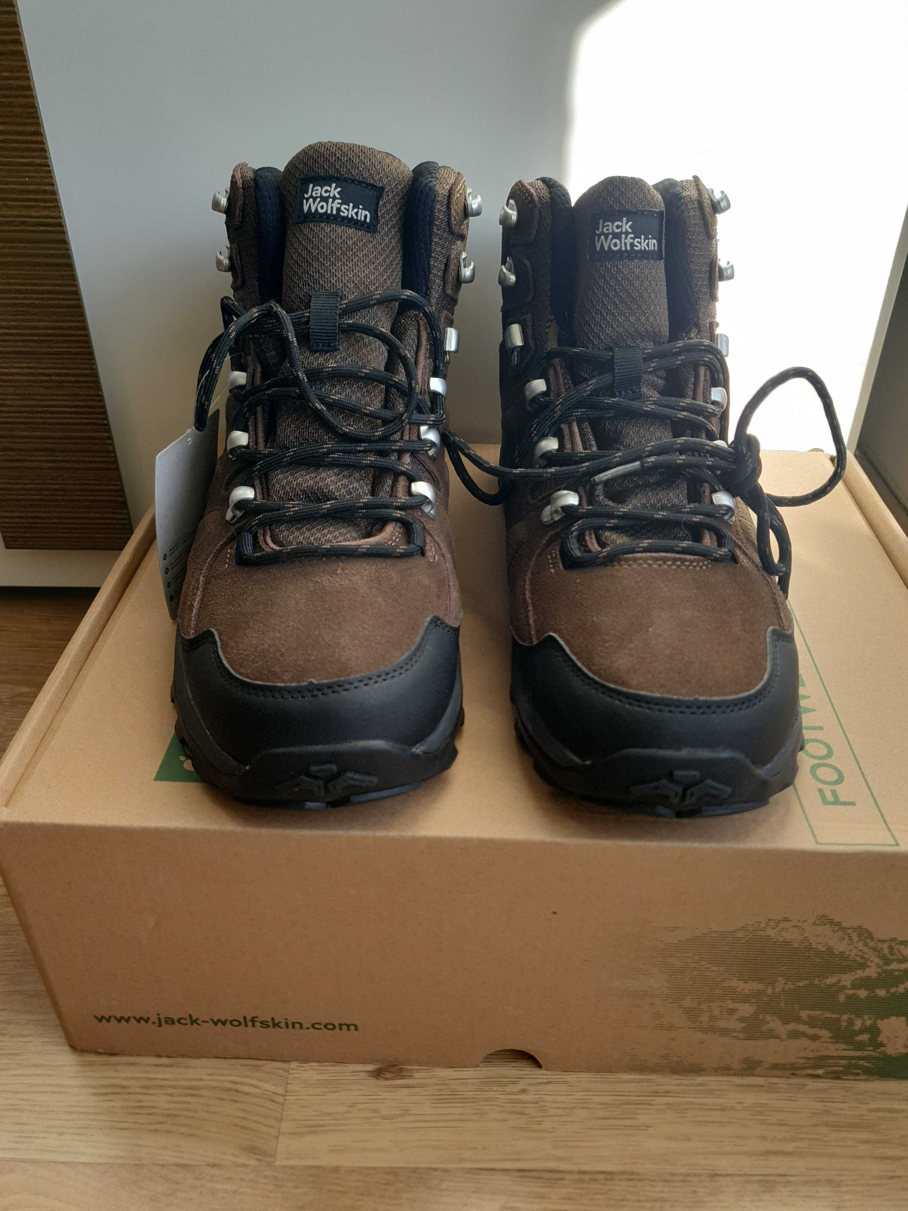 Męskie buty trekkingowe Jack Wolfskin Refugio Texapore Mid M membrana