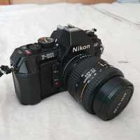 Nikon F501 SLR + Lente Nikkor 4-5.6 / 35-80mm