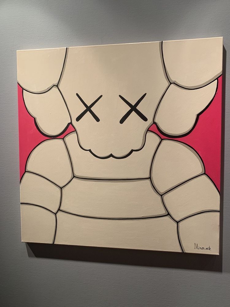 Картина kaws pop art современное искуство