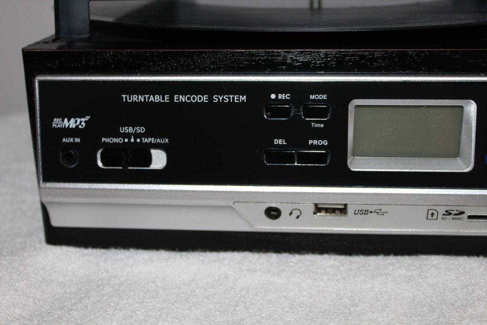 MAGINON Gramofon z wbudowanymi głośnikami USB AUX SD MP3 pilot Wysyłka