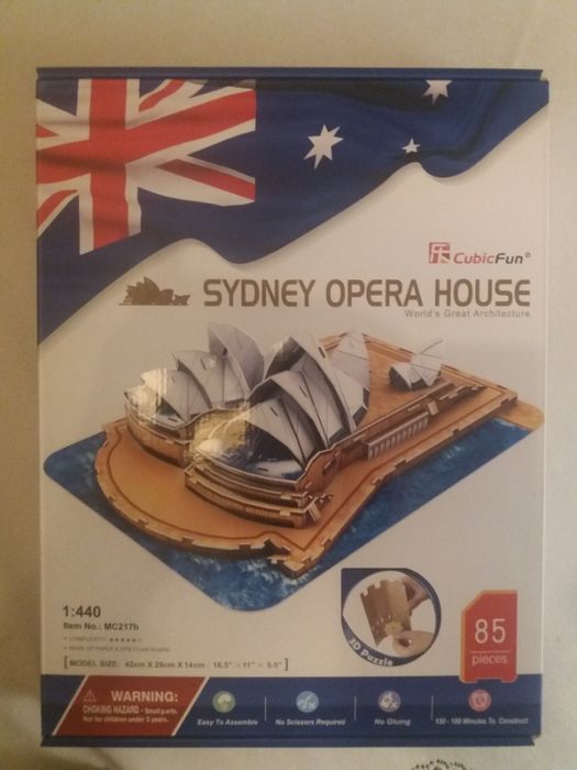 Puzzle 3D OPERA W SYDNEY na wakacje suuper!!!