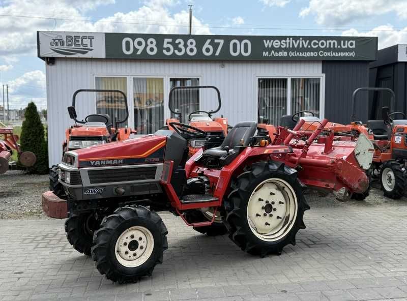 Японський мінітрактор YANMAR F175 + фреза