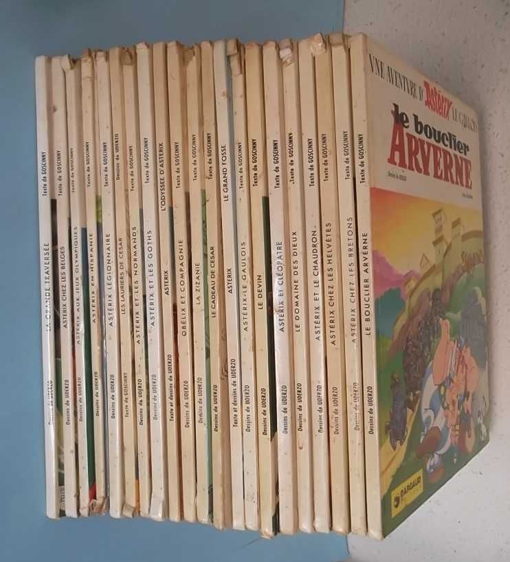 Astérix - 21 Álbuns antigos em francês, algumas 1ªs edições