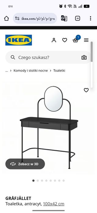 Piękna toaletka do sypialnia