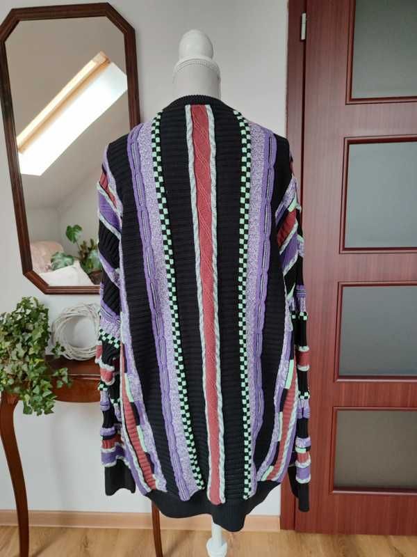 Sweter patchwork Review M bawełniany