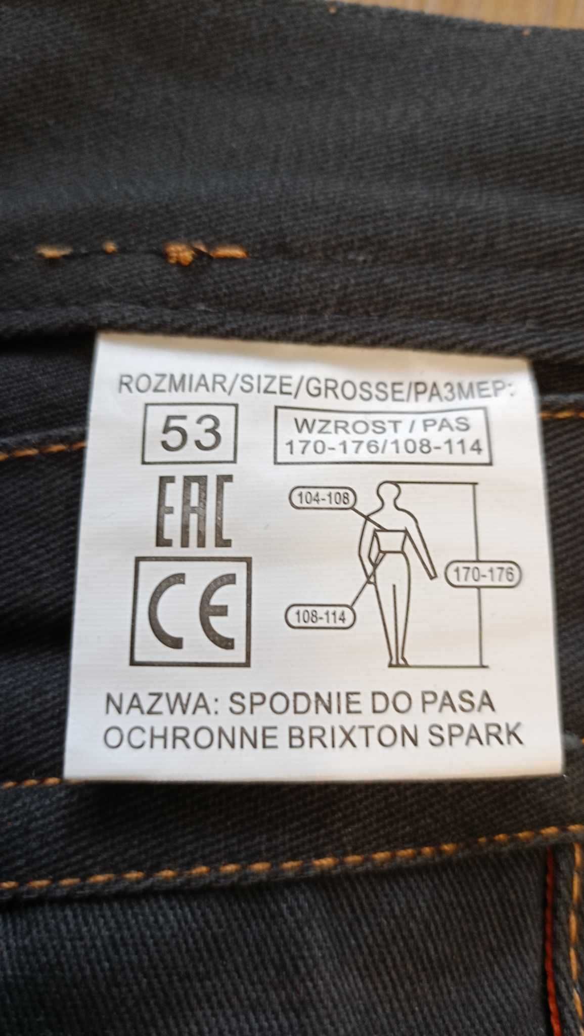 Spodnie robocze długie Brixton Spark r. 53