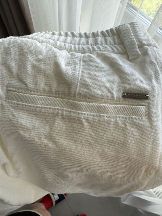 Штани чоловічі білі Bugatti