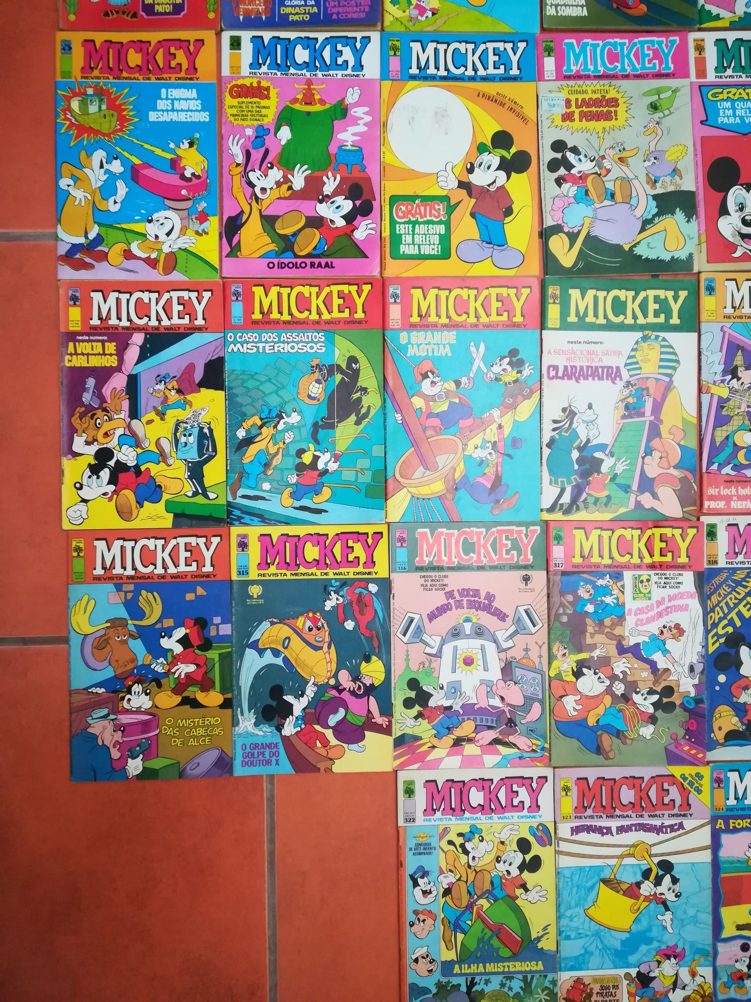 61 Livros do Mickey anos 60 e 70, 1a Edição