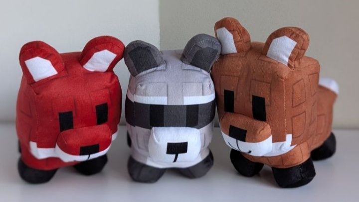 М'яка іграшка єнот лисиця Роблокс Fox Roblox grow a garden