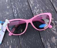 Okulary przeciwsłoneczne dla dziewczynki z kokardką