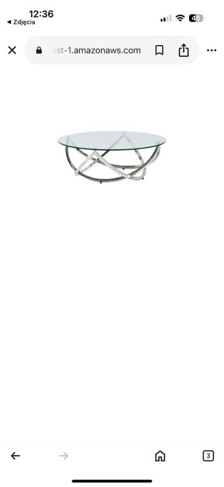 Stolik ława szklana GALA