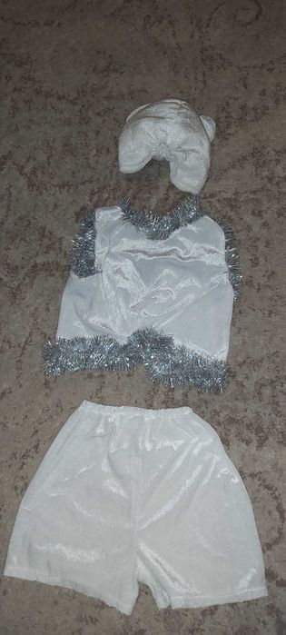 Новорічний костюм білого ведмедя 104/110