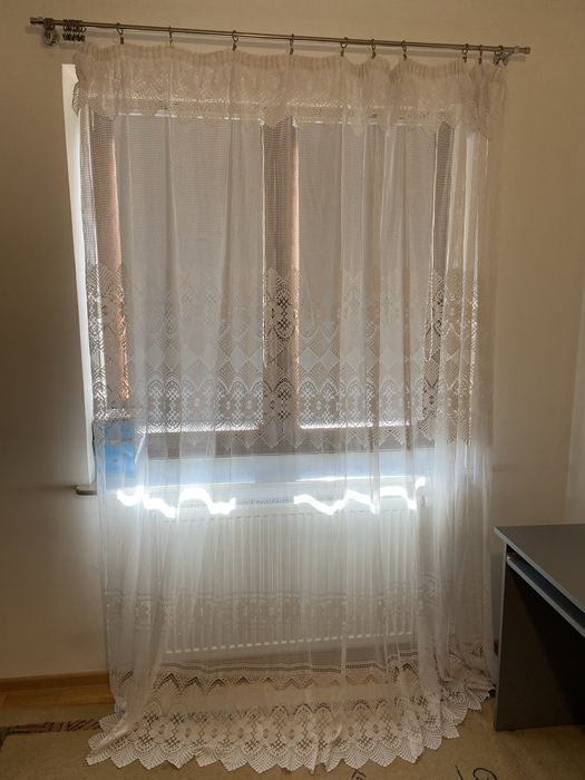 Firanki długie balkonowe