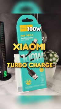 Кабель Type C для зарядки Xiaomi Redmi Poco Turbo Charge 6A 100W