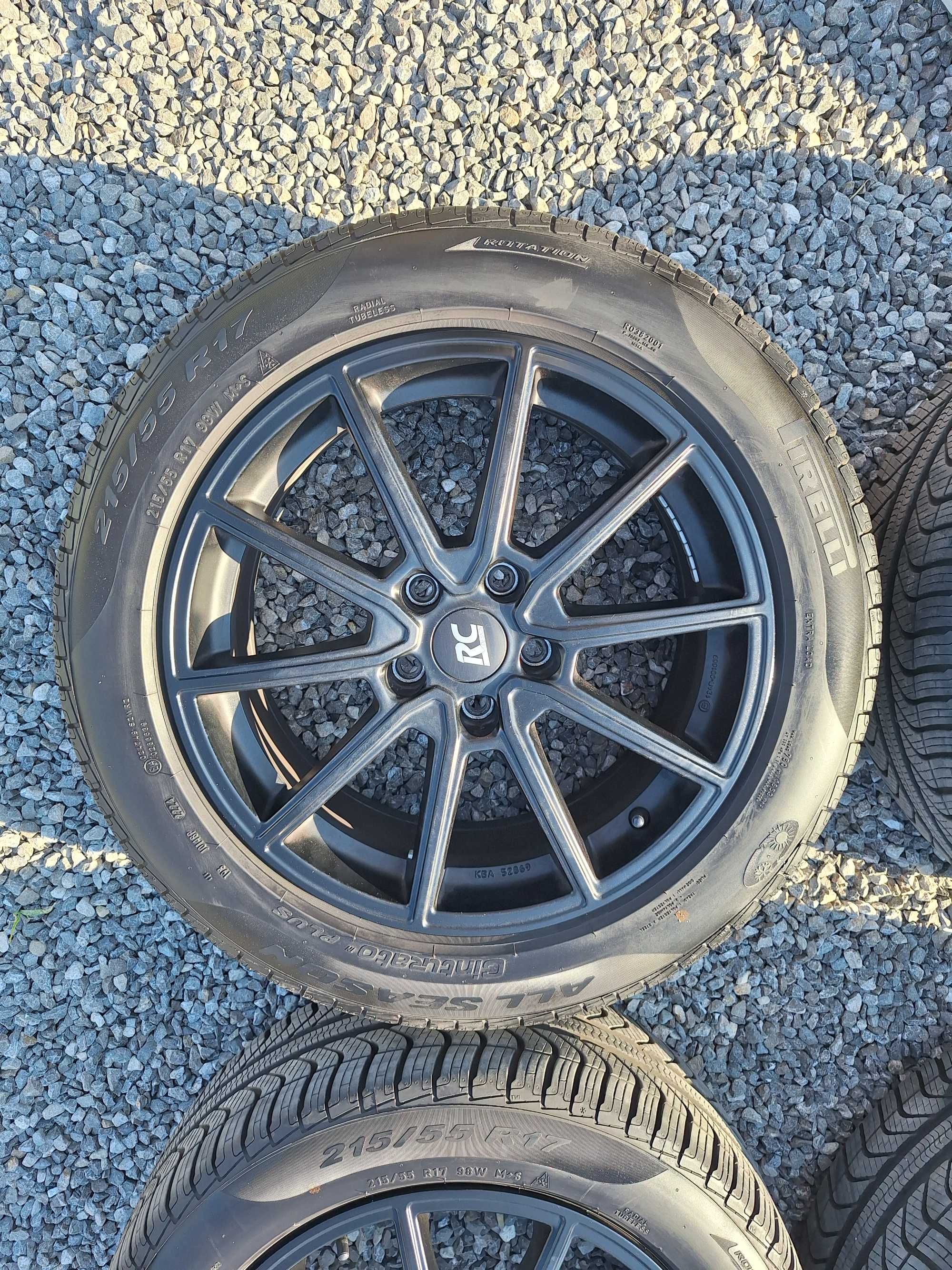 ALU 17"/57.1/ET 40 + opony prem PIRELLI CINTURATO ALLSEASON 215/55 R17