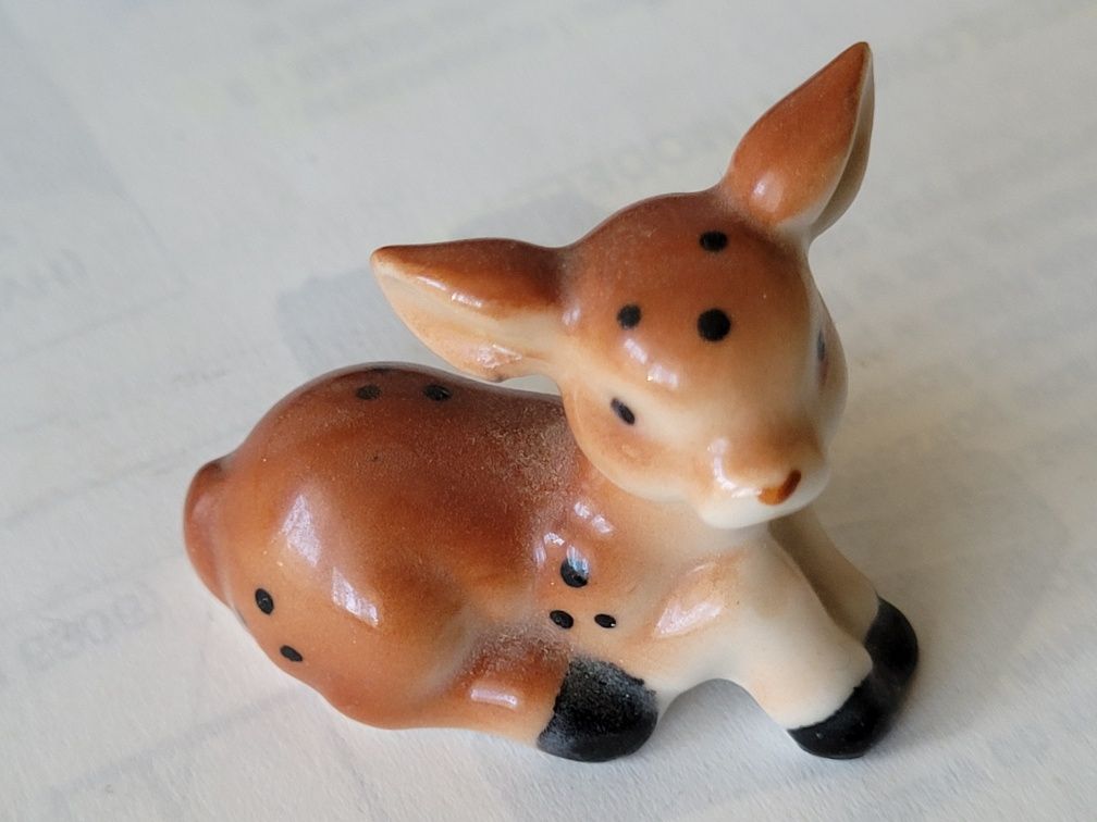 Mini figurki porcelanowe - zwierzęta 5 szt.