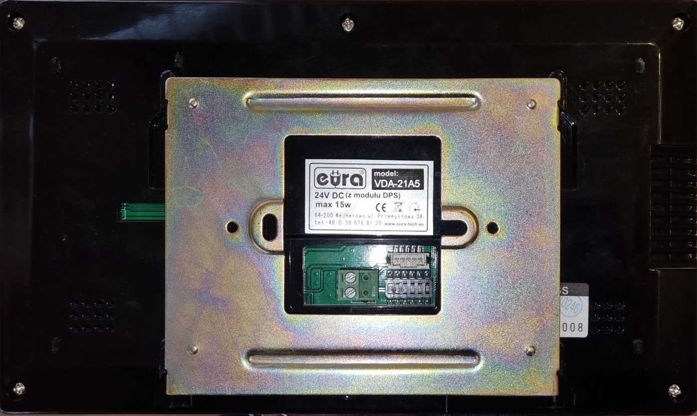 Dwa MONITORY ''EURA'' VDA-21A5 ''2EASY'' ekran 7'' + Kaseta VDA-17A5