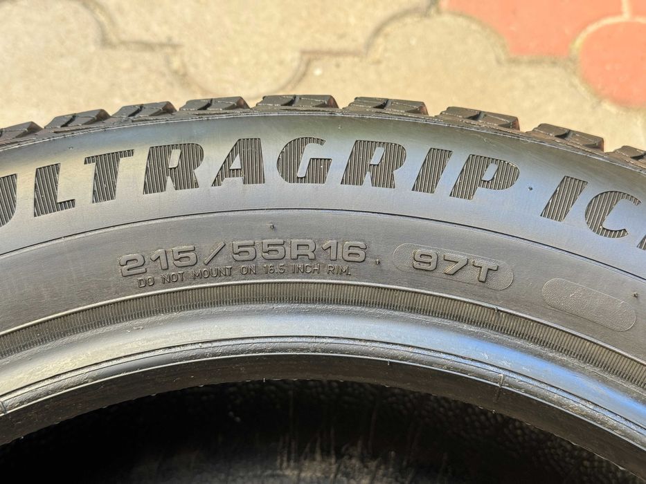 Зима GoodYear UltraGrip Ice 2. 215\55\R16. 4шт. -6,5мм.