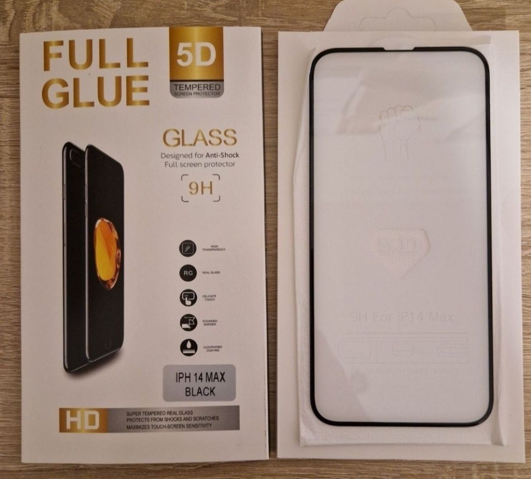 Case Jelly do Iphone 14 Pro + Szkło 5D ramkowe na cały ekran.