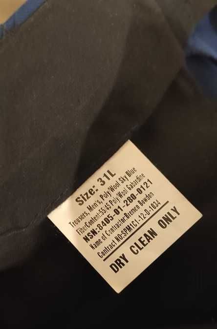 Mundur USMC Marines Dress Blues Galowy Komplet