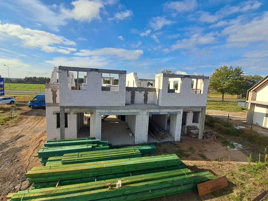 Domy w Dzierżążnie. Nowa inwestycja. 5 pokoi, garaż, ogródek.