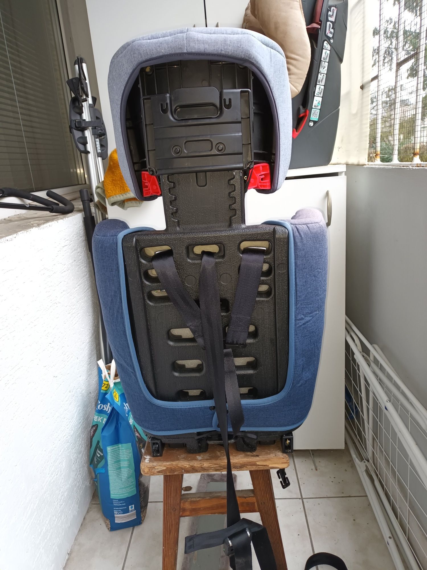 fotelik 18-36 Recaro YoungSport + Kindercraft 9-36 isofix w bdb sta