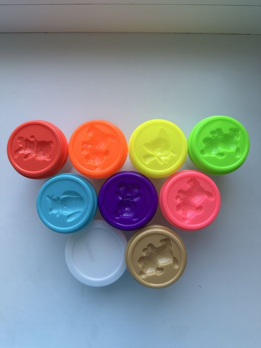 Тісто для ліплення, 9 баночок по 50 грам