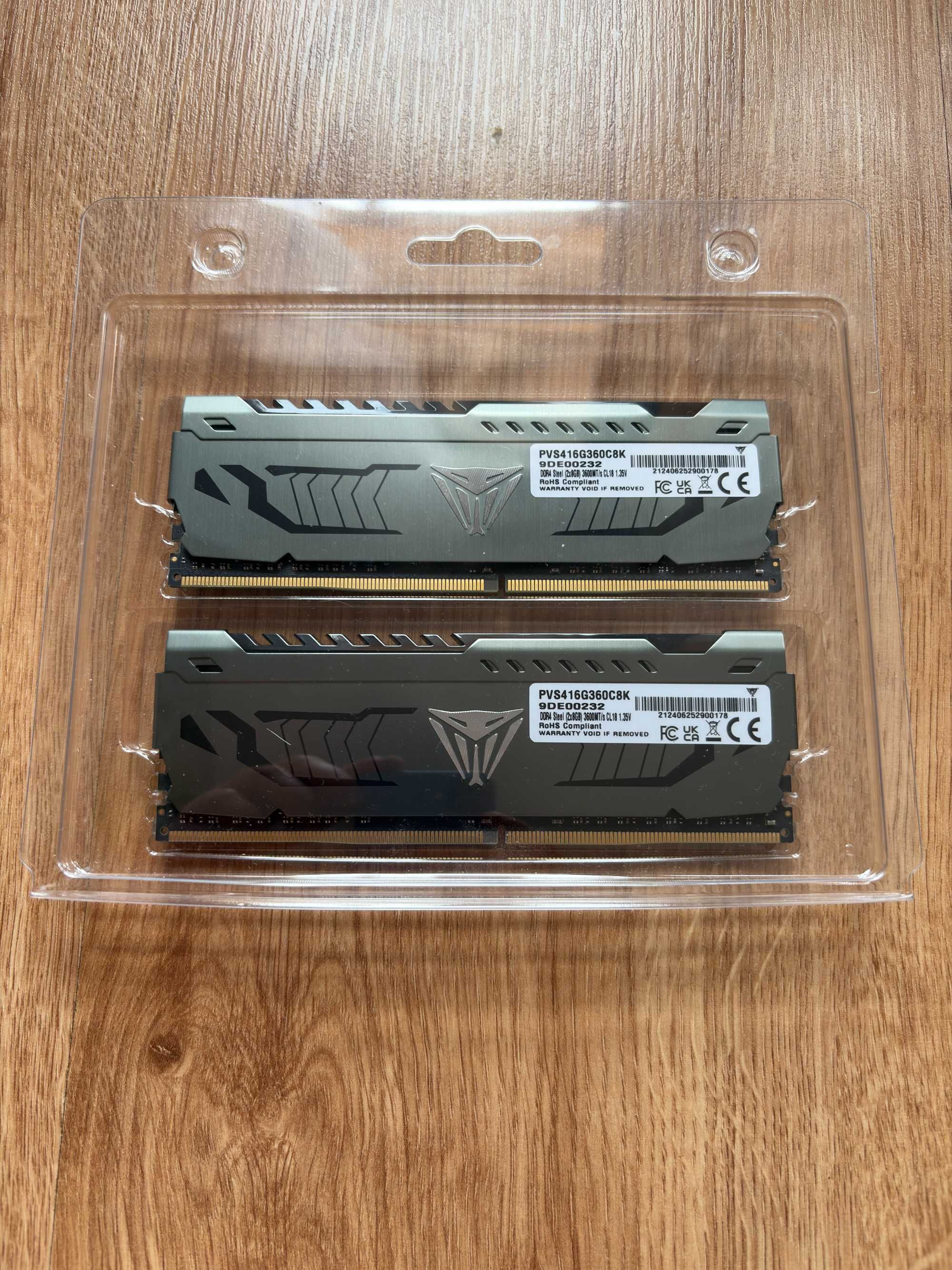 Pamięć RAM DDR4 Patriot 16GB (2x8GB) 3600MHz CL18 Viper Steel