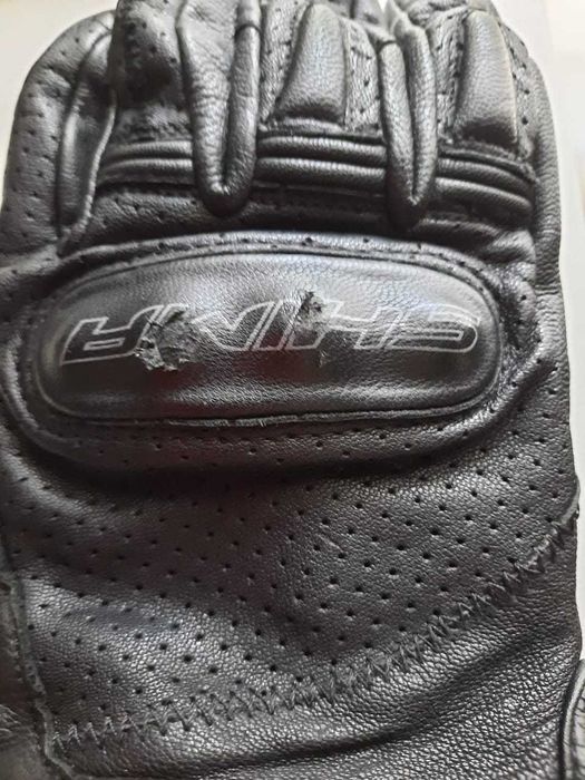 Мотоперчатки шкіряні Shima Caliber Black розмір L