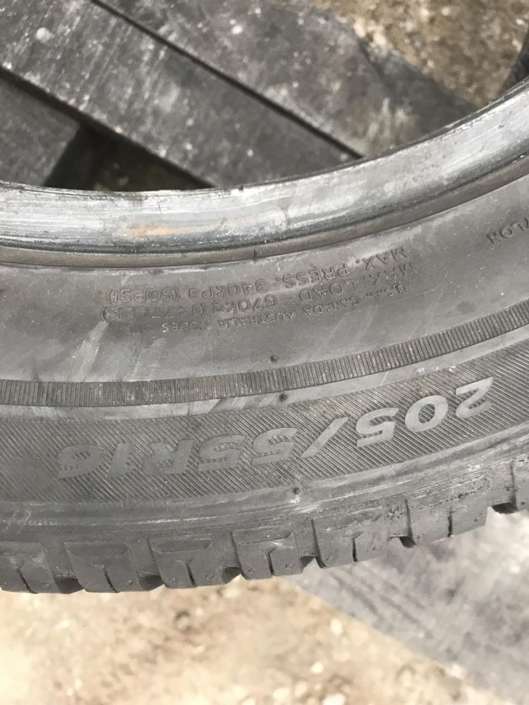 Hankook energy 4s 205/55r16 пара літо резина б/у склад